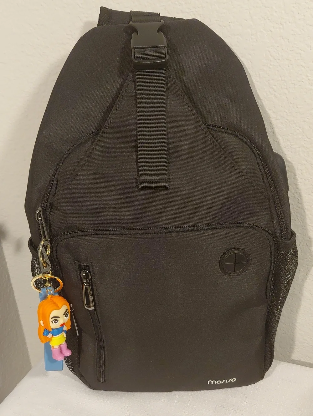 Black Backpack Sling Bag